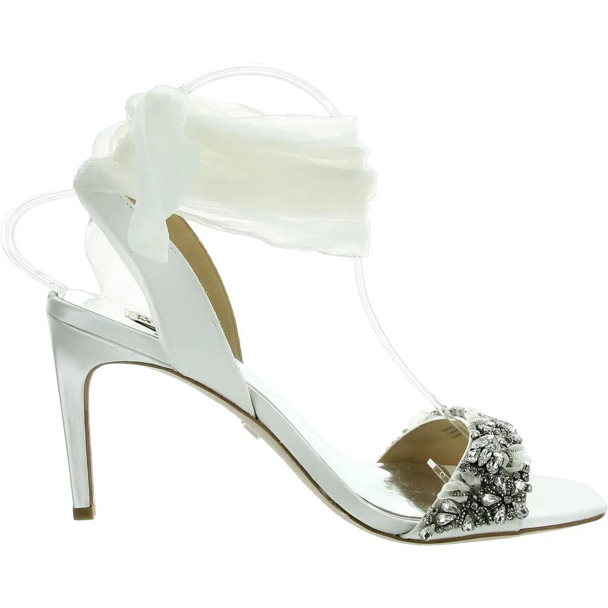 Womens Embellished Slingback Heels
