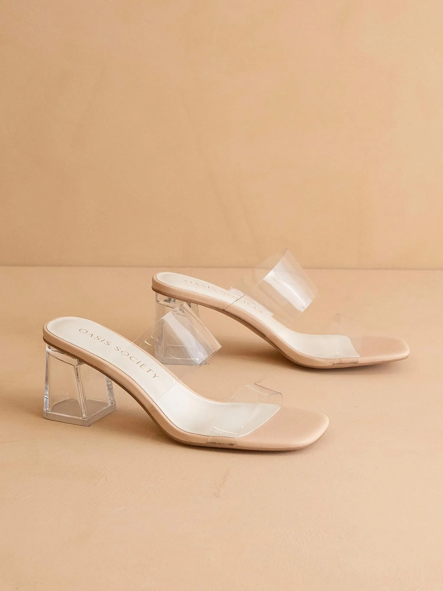 Women's Emery Clear Strap Heel