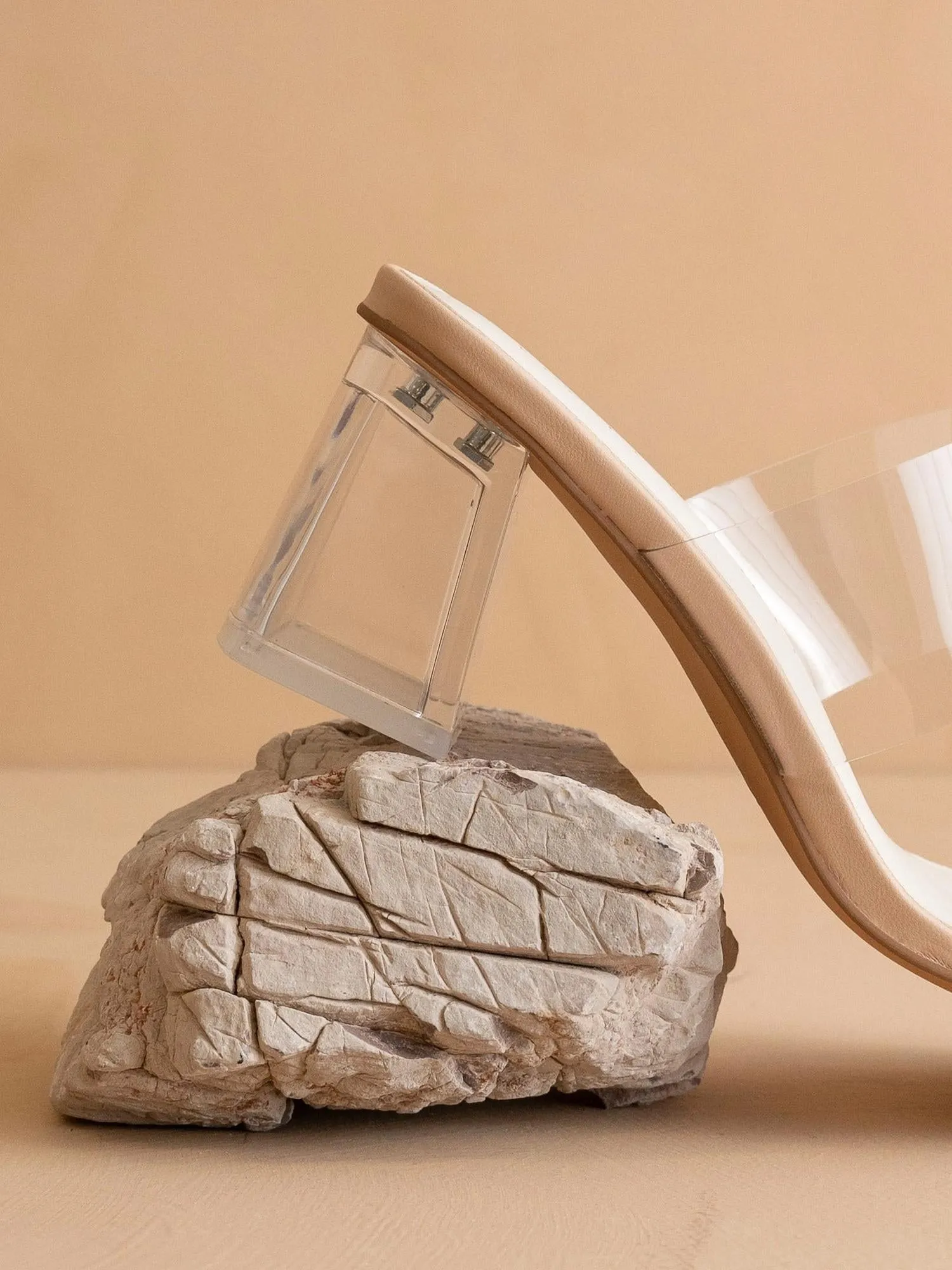 Women's Emery Clear Strap Heel