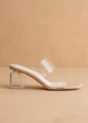 Women's Emery Clear Strap Heel