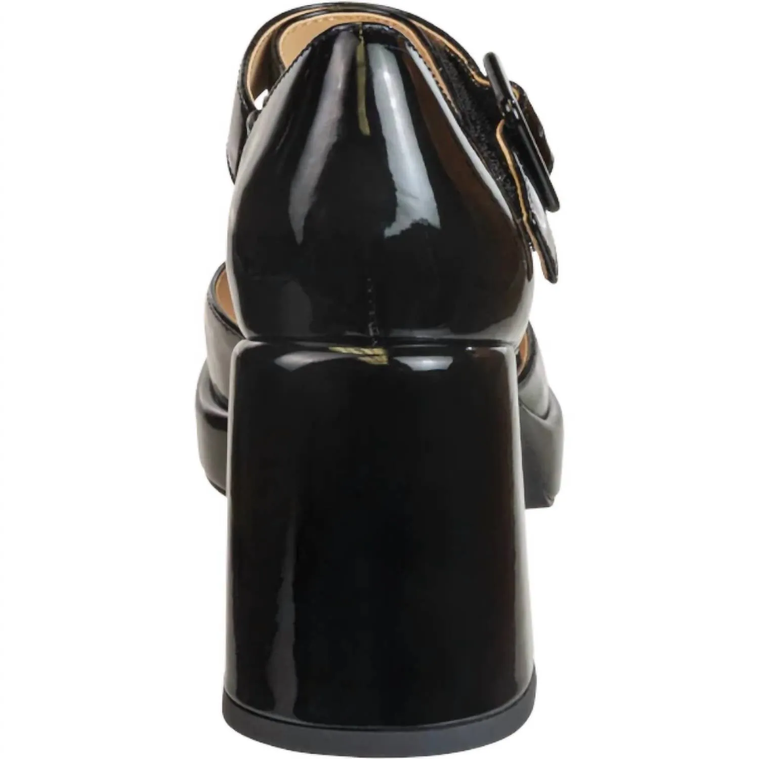 Women's Estonia Heeled Clogs In Black Patent