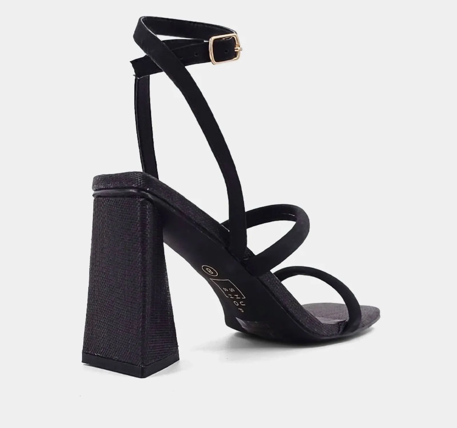 Women's Evangeline Woven Heel In Black
