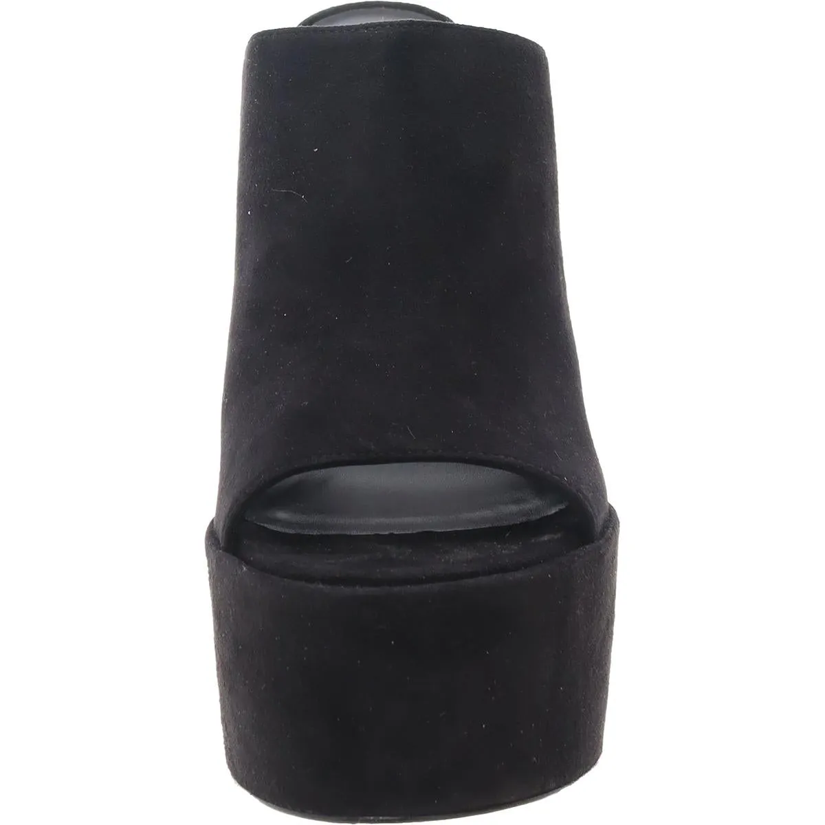 Womens Faux Suede Mules