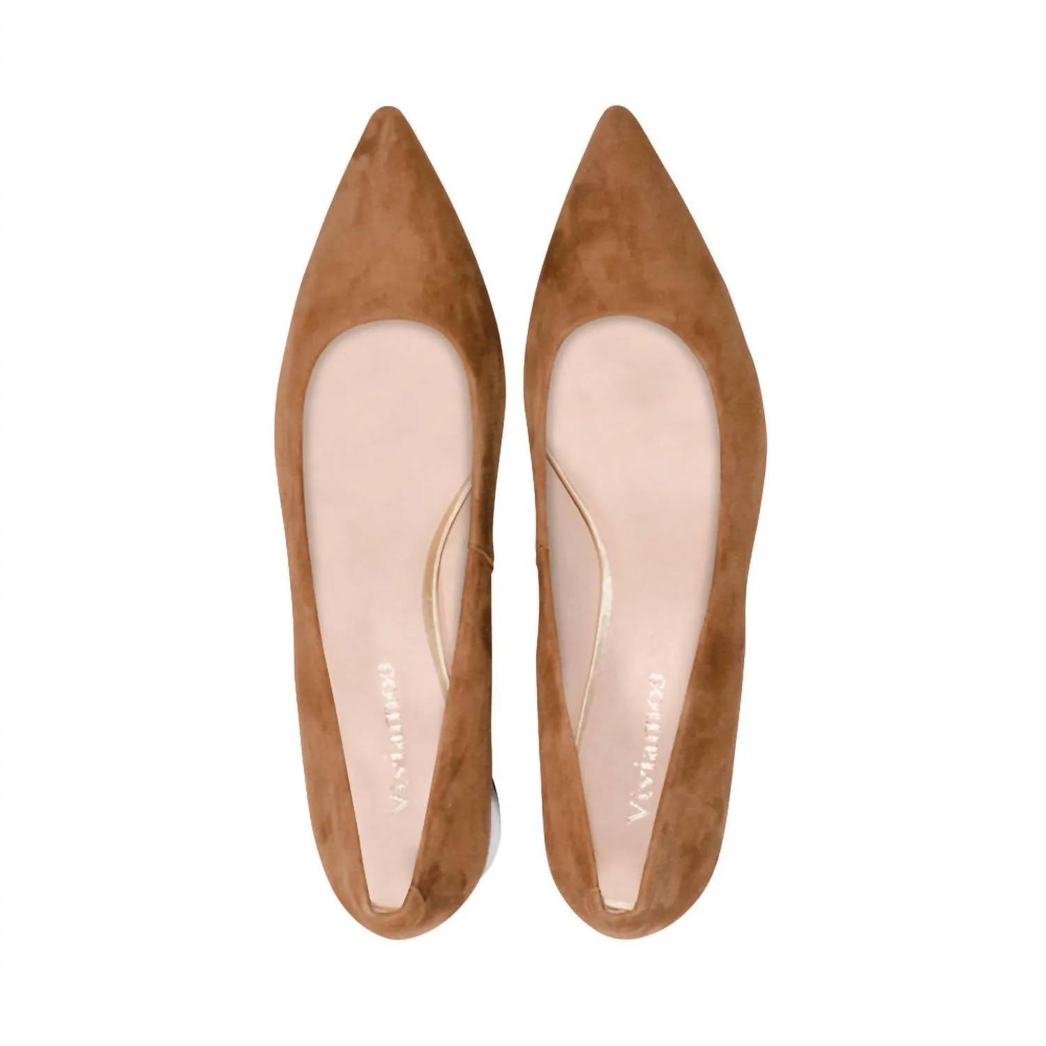 Women's Fave Suede Heel In Camel