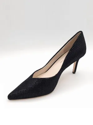 Women's Franky Pump Shoes In Black Micro Heart
