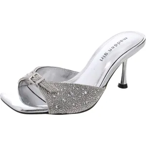 Womens Glitter Man Made Mules