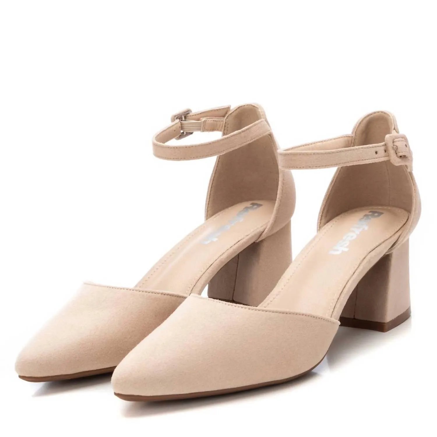Women's Heeled Shoes In Beige