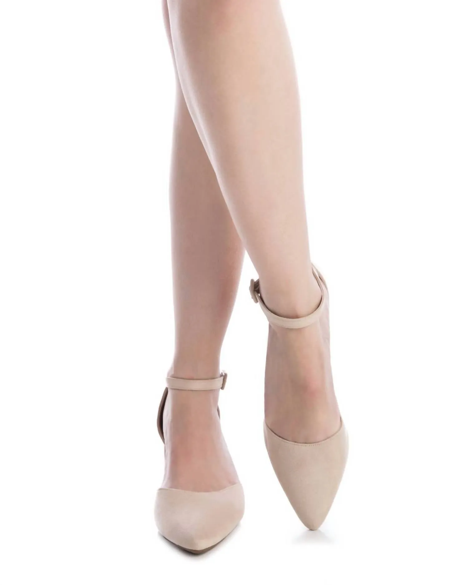 Women's Heeled Shoes In Beige
