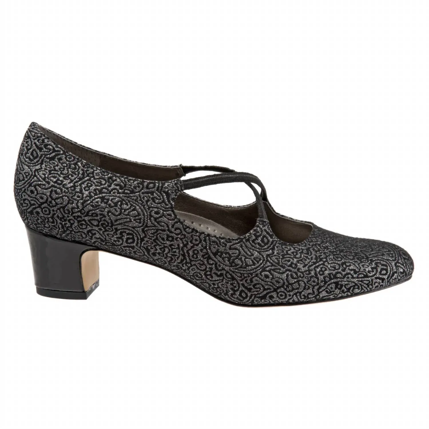 Women's Jamie Pump In Black Silver