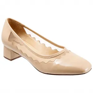 Women's Lark Heel In Nude Patent