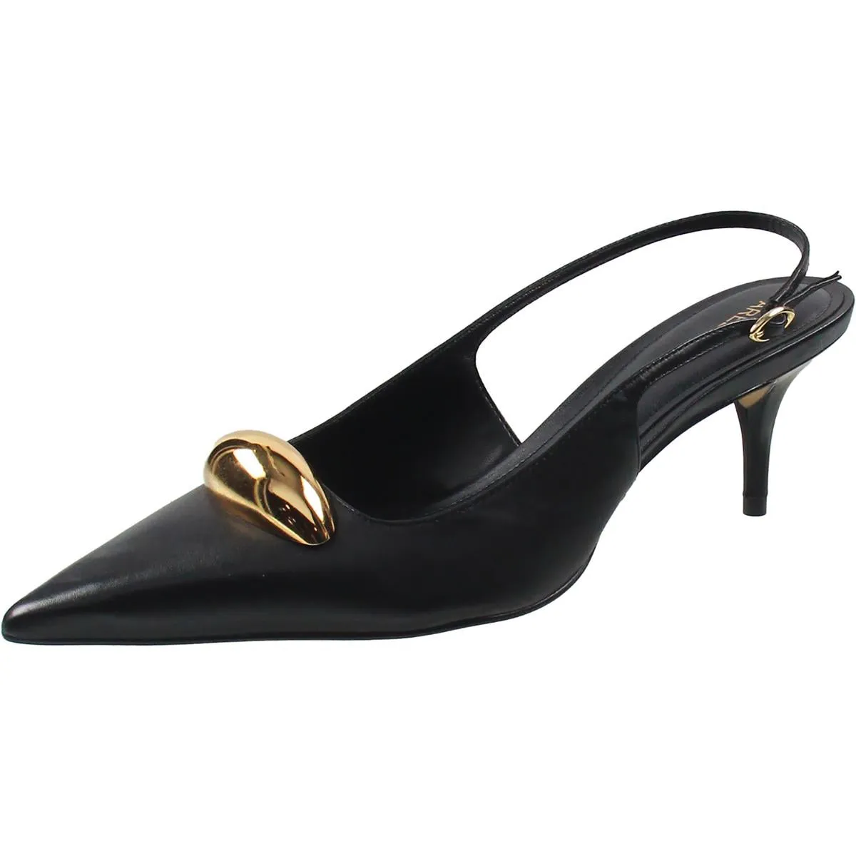 Womens Leather Dressy Slingback Heels