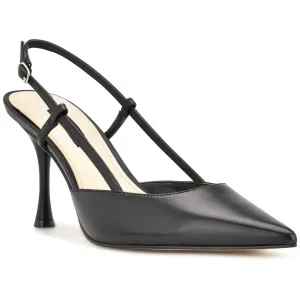 Womens Leather Slingback Heels