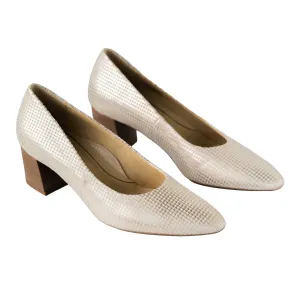 Women's Lichfield Pump In Puder Pepitakid