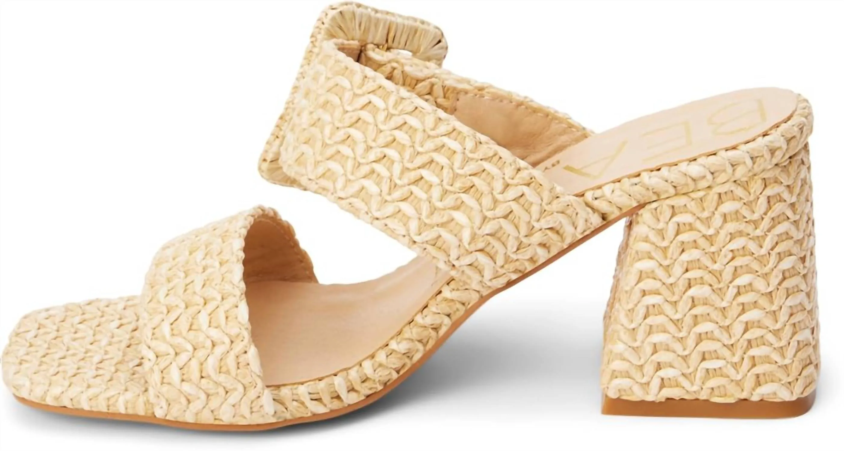 Womens Lucy Block Casual Sandals In Beige