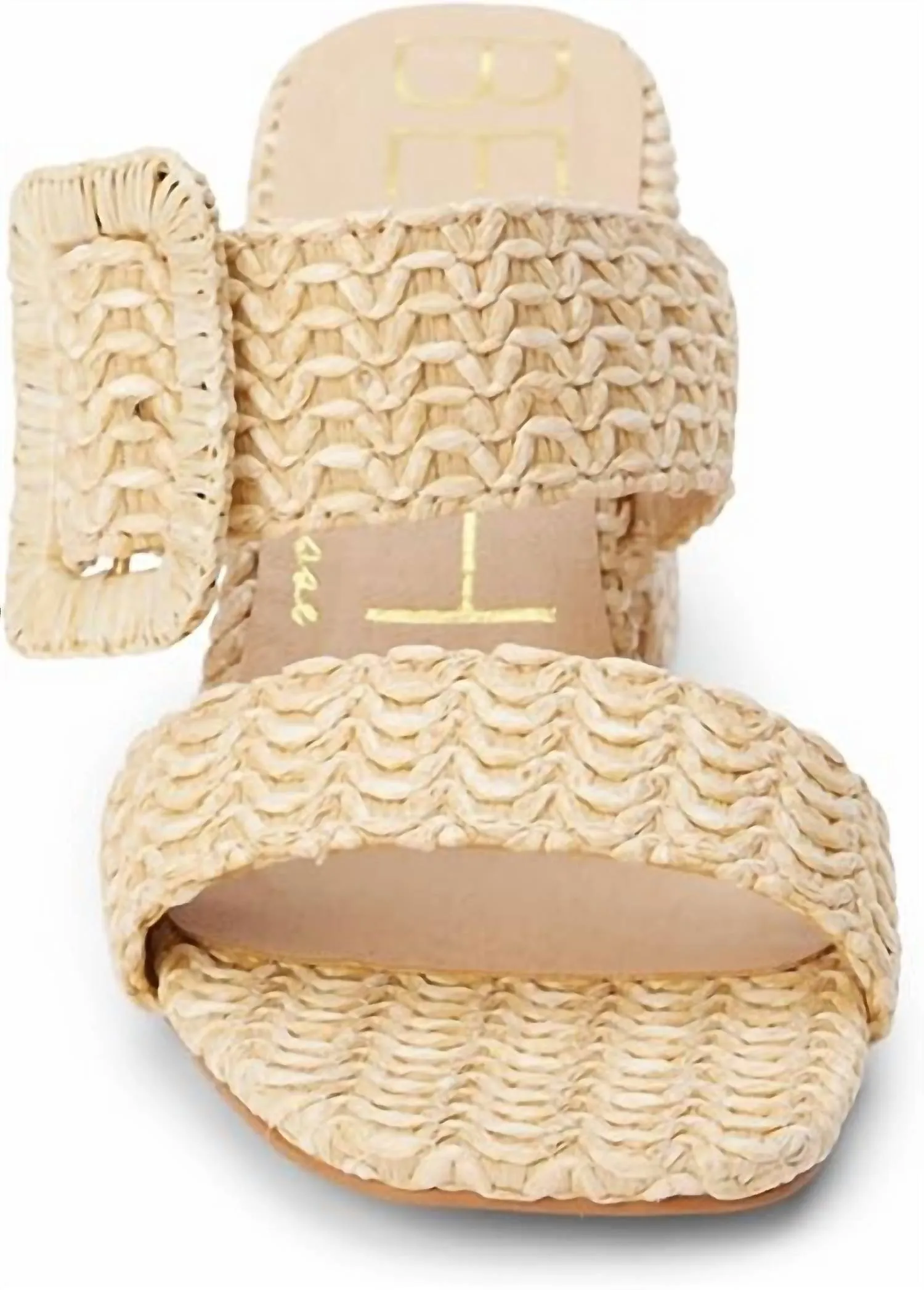 Womens Lucy Block Casual Sandals In Beige