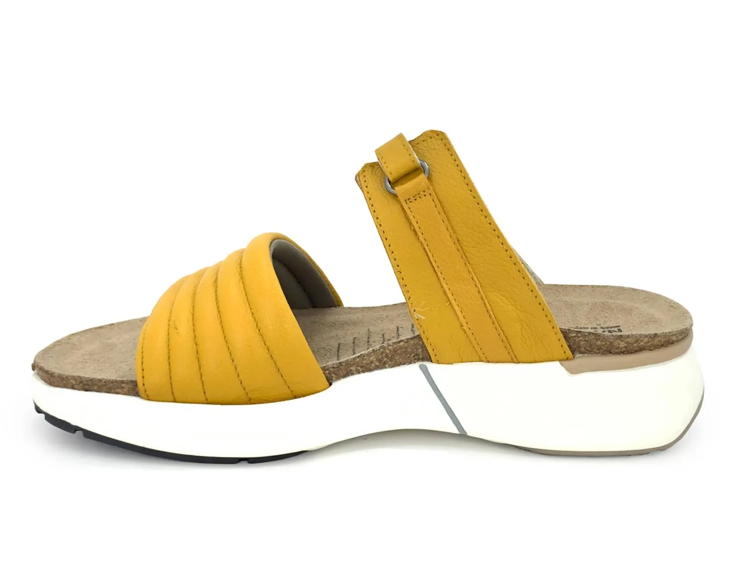 Women's Naot Vesta Platform In Marigold Leather