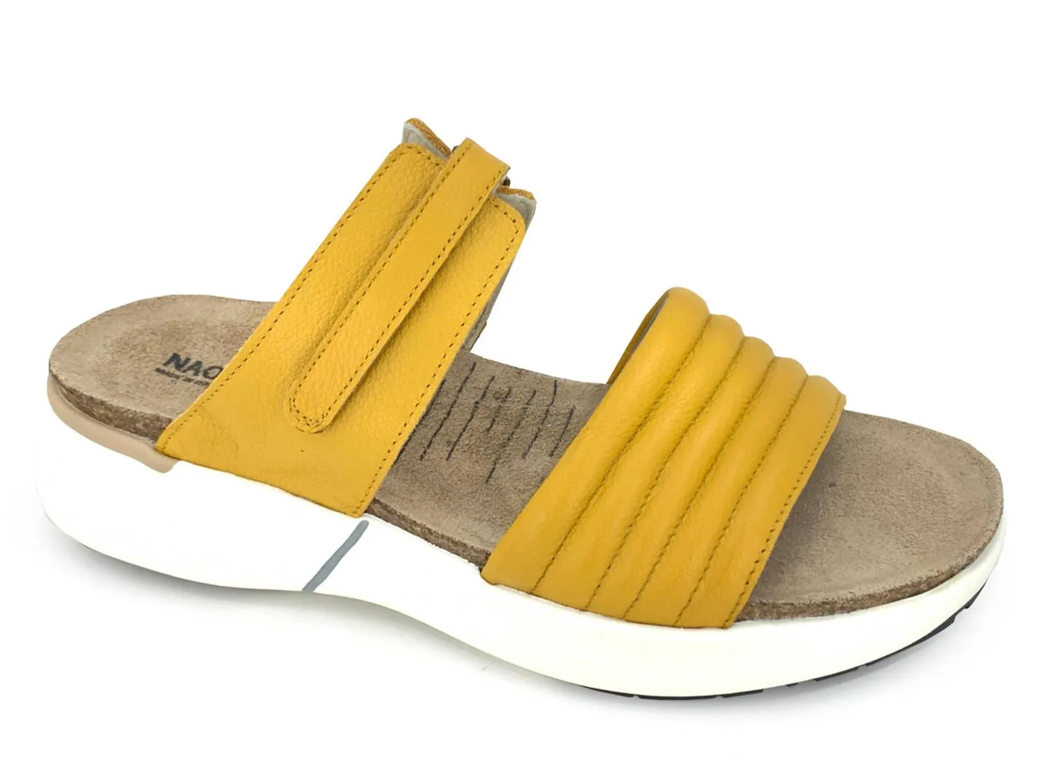 Women's Naot Vesta Platform In Marigold Leather