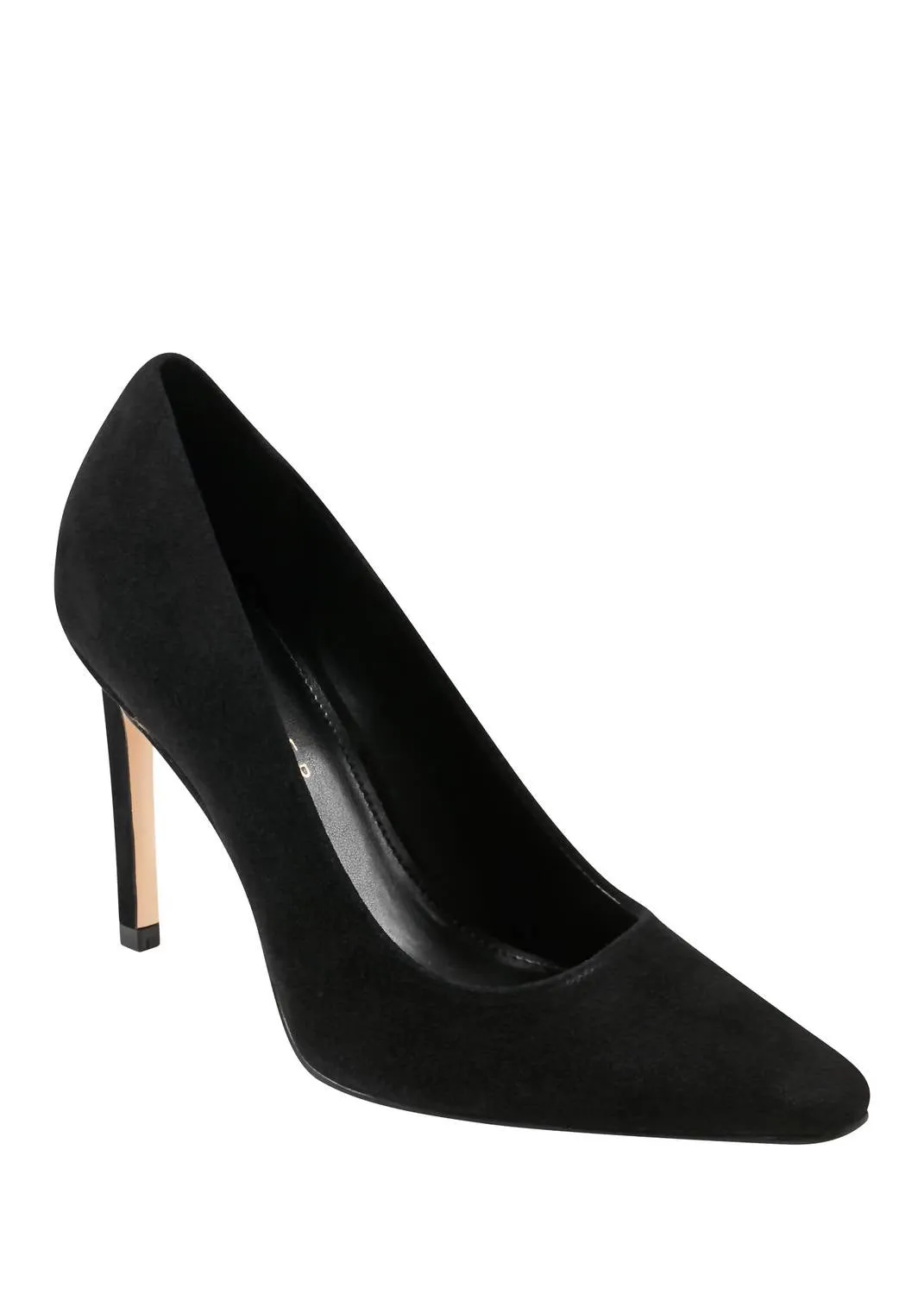 Women's Olivy Heel In Black Suede