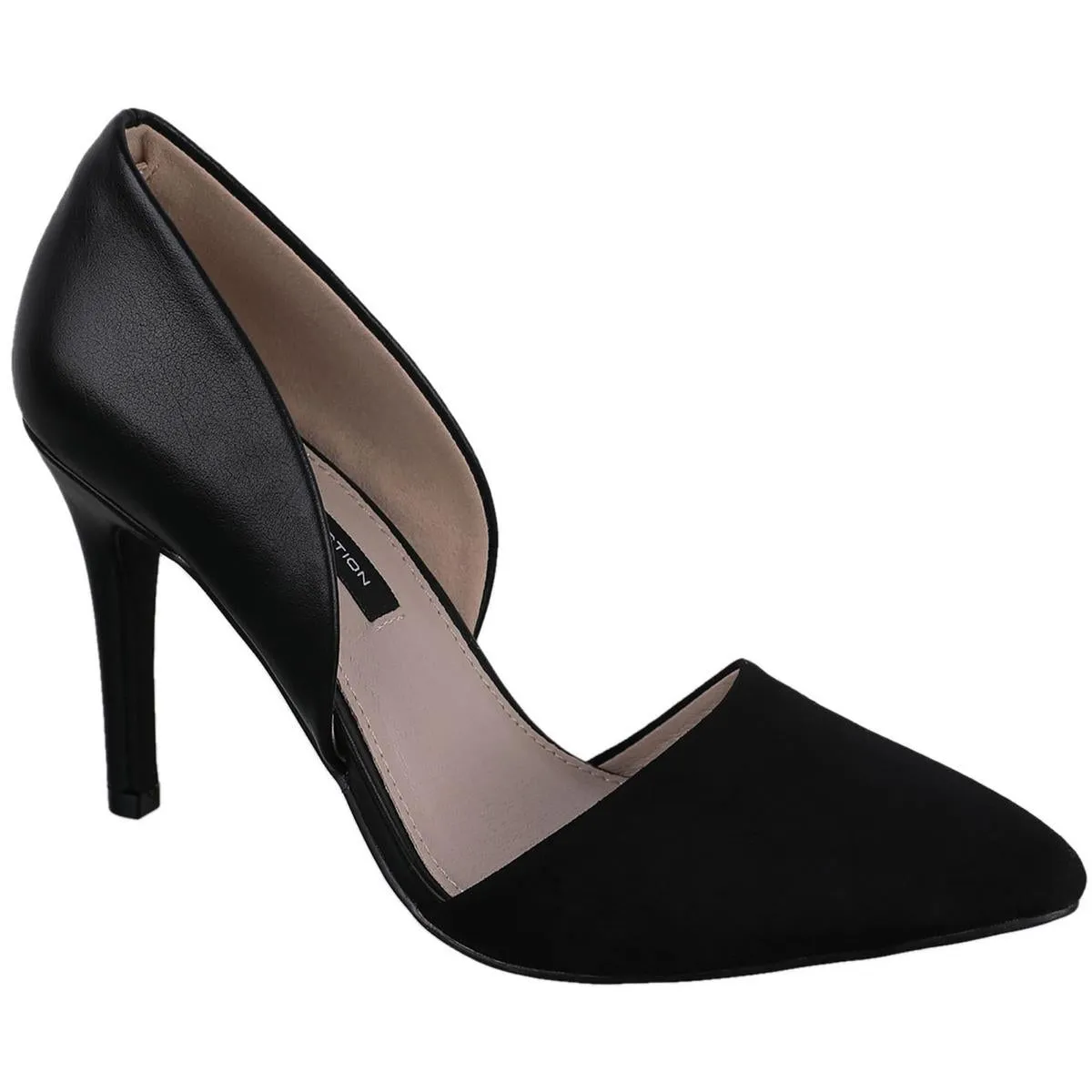 Womens Padded Insole Leather D'Orsay Heels