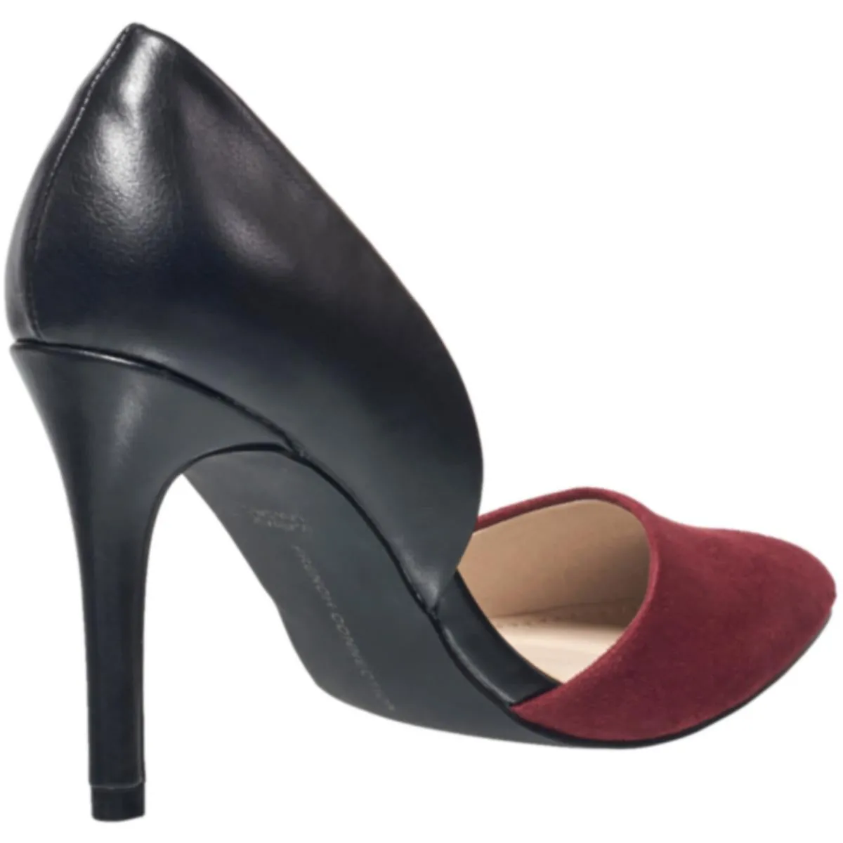Womens Padded Insole Leather D'Orsay Heels