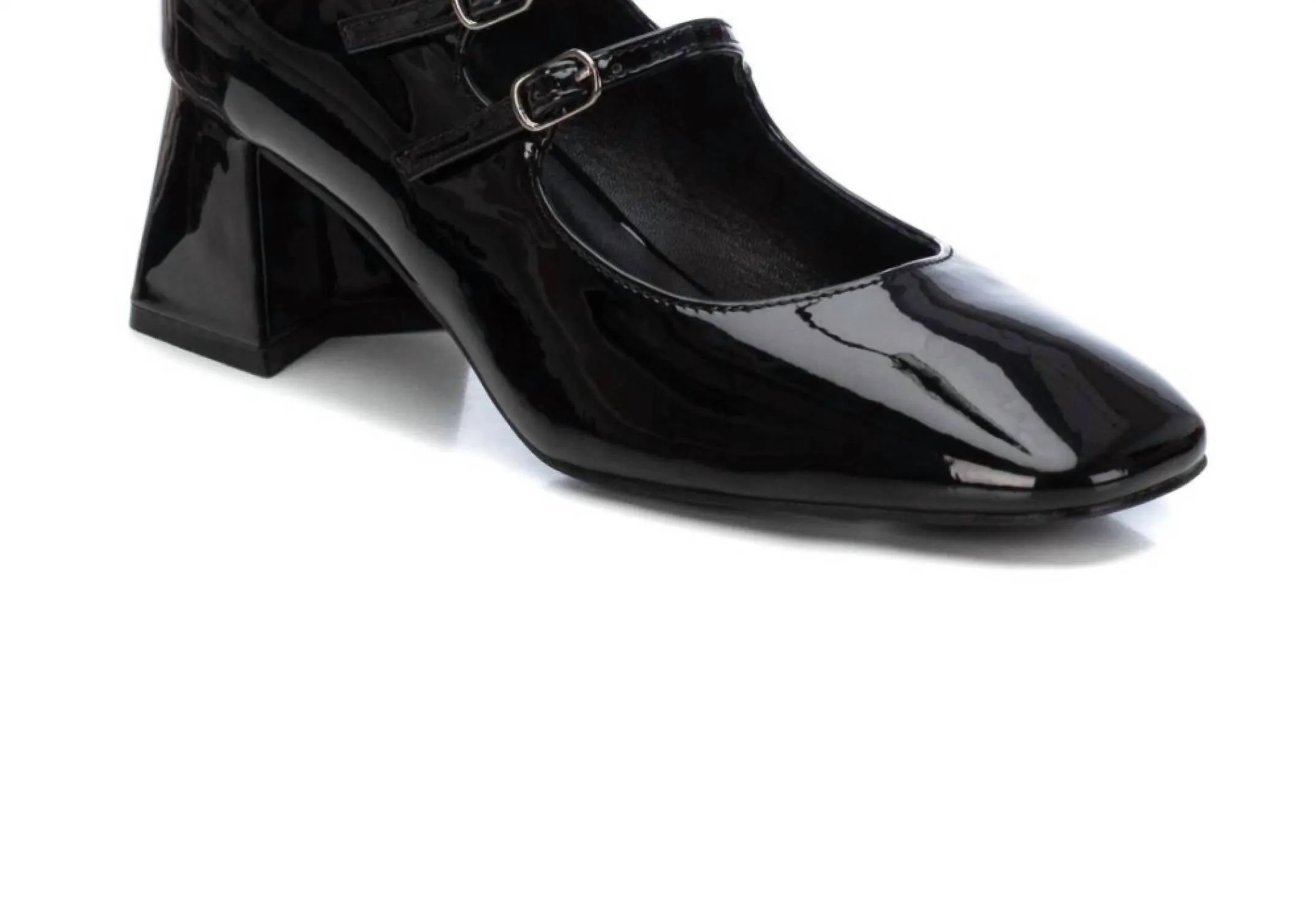 Women's Patent Leather Ballerinas In Black