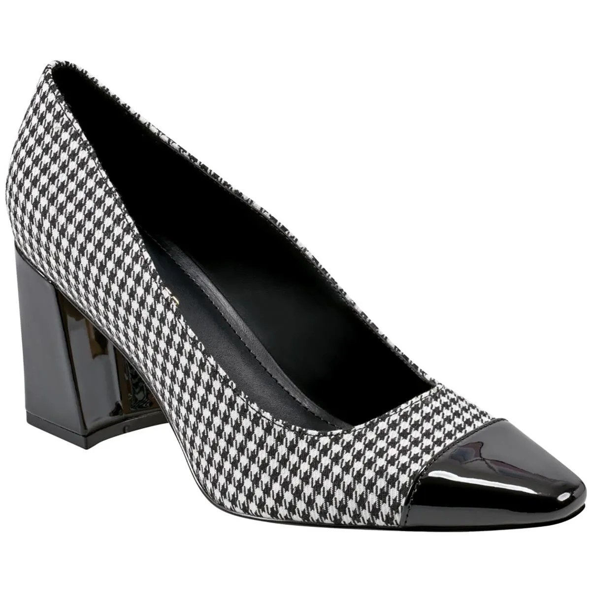 Womens Pattern Man Made Block Heels