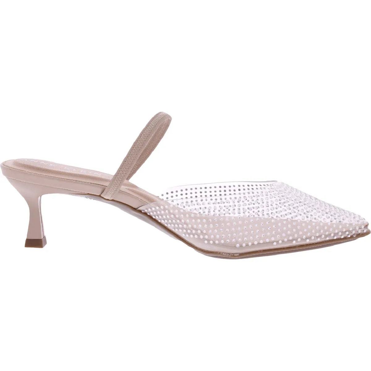 Womens Plastic Pointed toe Kitten Heels