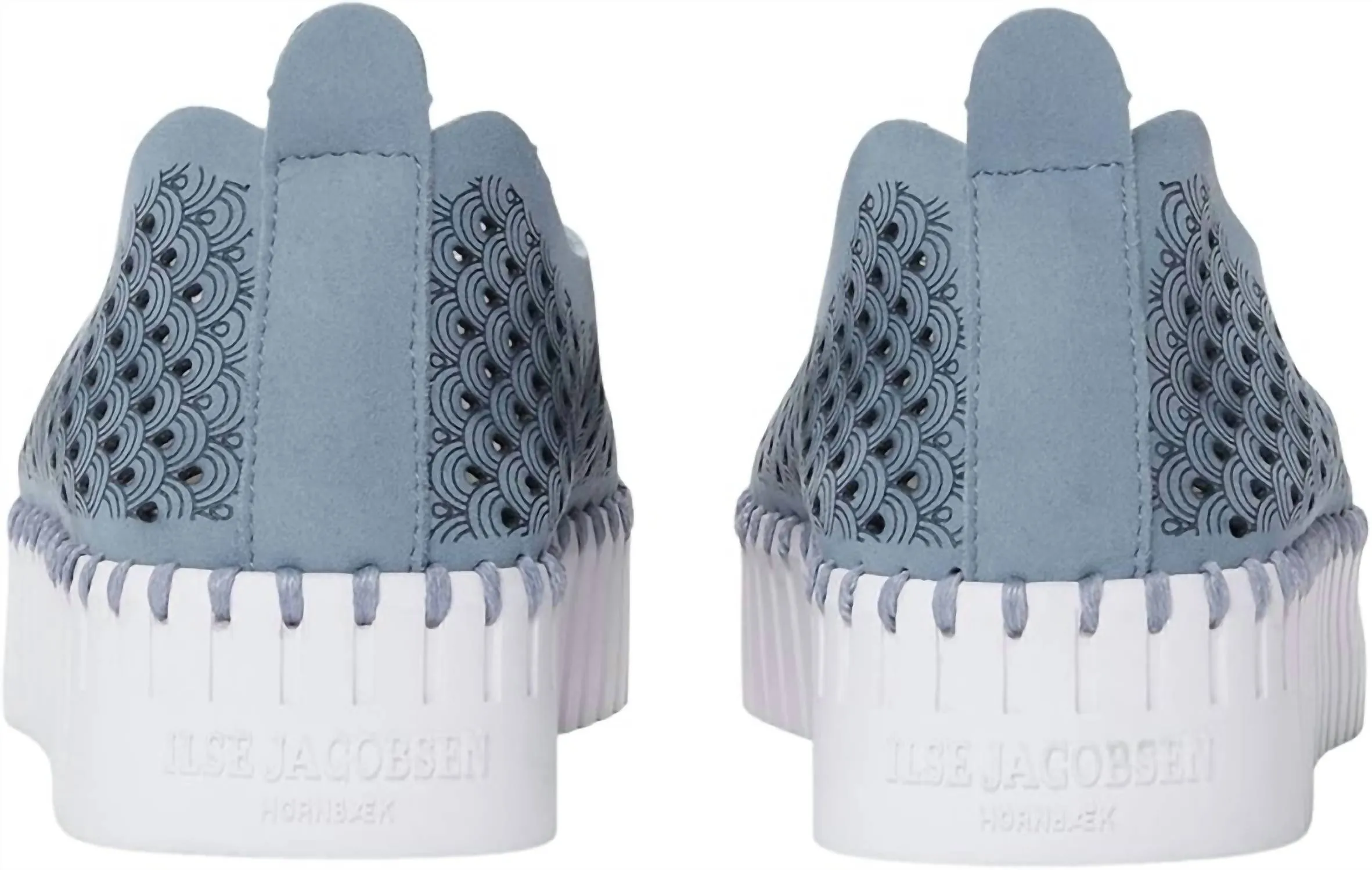 Women's Platform Tulip Slip-On In Blue Cloud