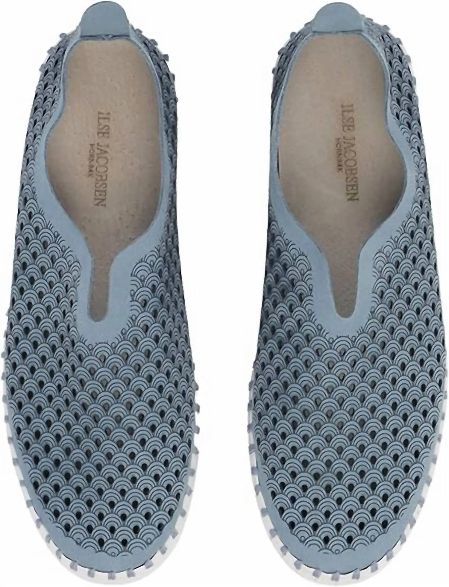 Women's Platform Tulip Slip-On In Blue Cloud