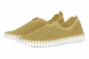 Women's Platform Tulip Slip-On In Citronella