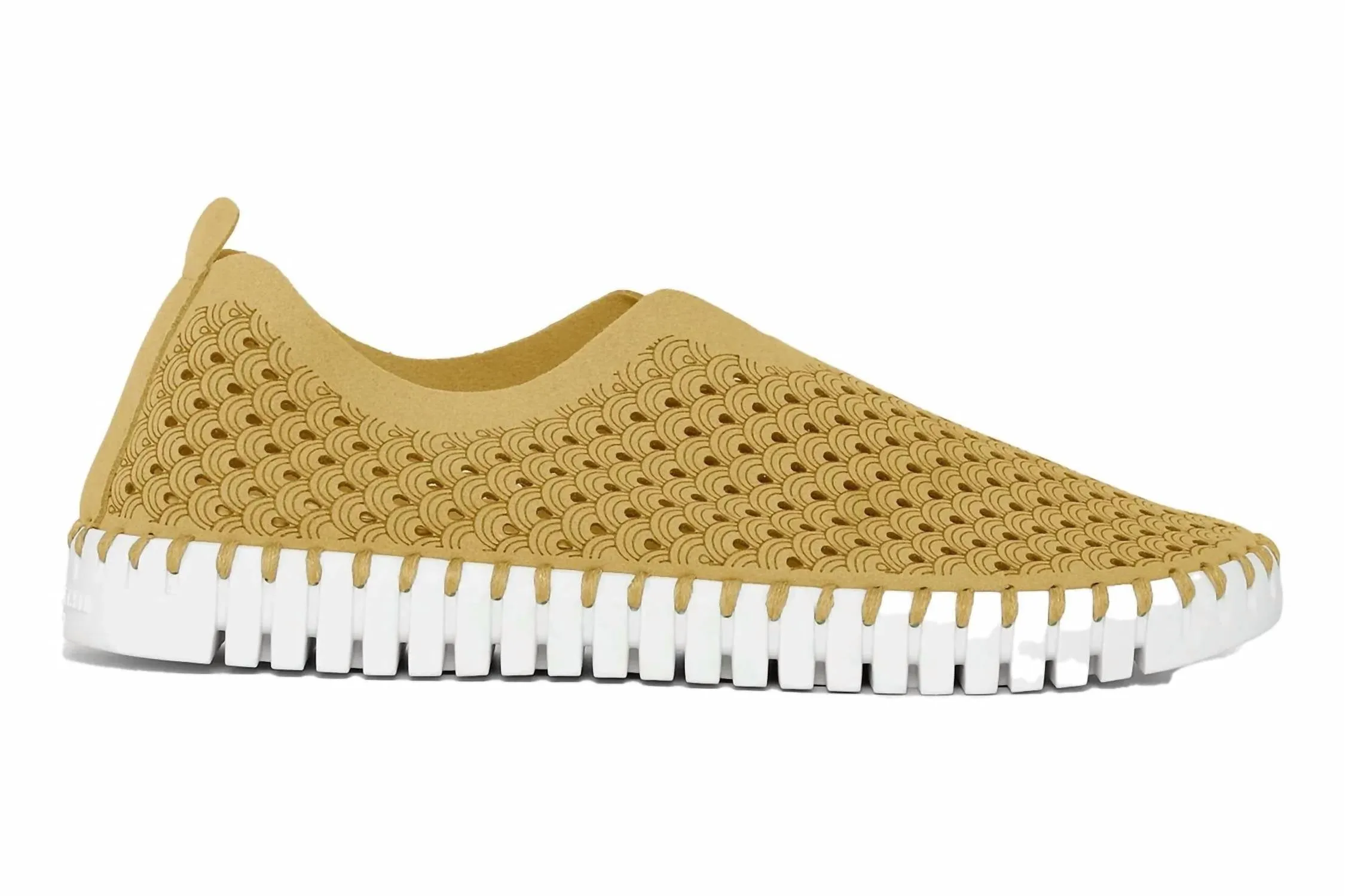 Women's Platform Tulip Slip-On In Citronella