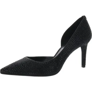 Womens Rhinestone Pointed Toe Evening Heels