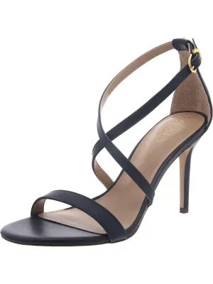 Womens Satin Rhinestone Pumps