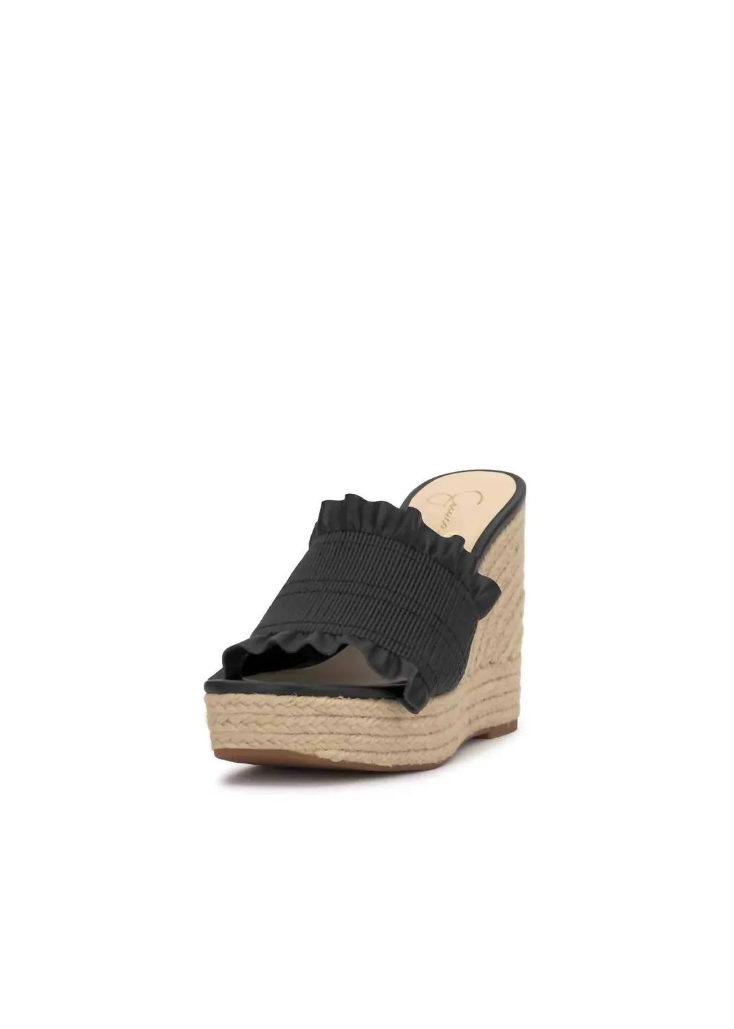 Women's Serilda Espadrille Platform Wedge Heels In Black