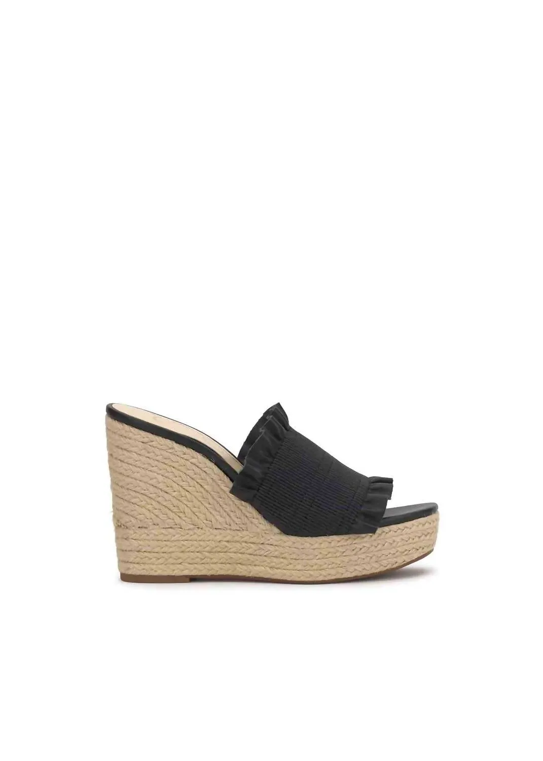 Women's Serilda Espadrille Platform Wedge Heels In Black