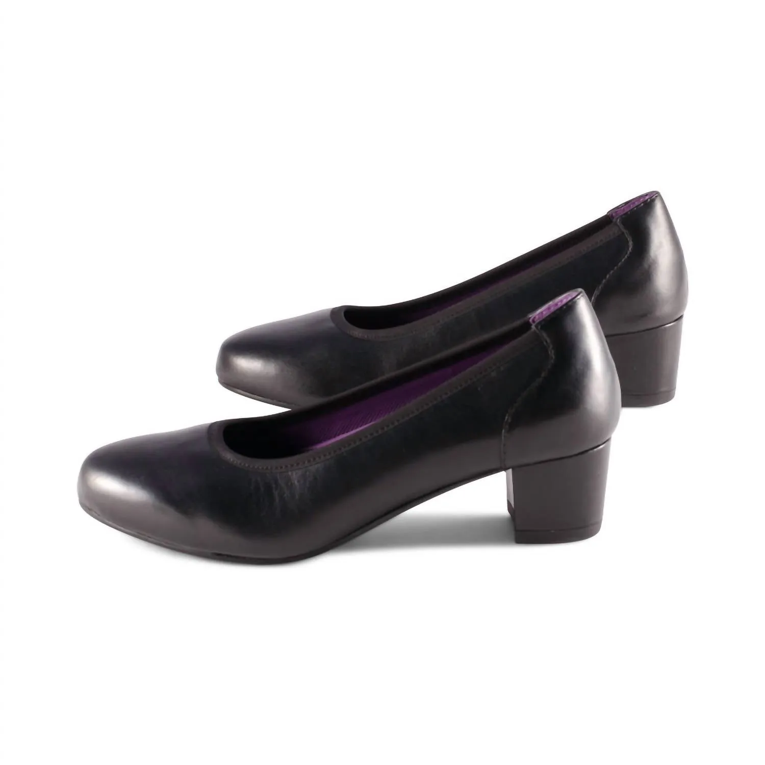 Women's Simona Leather Pump In Black