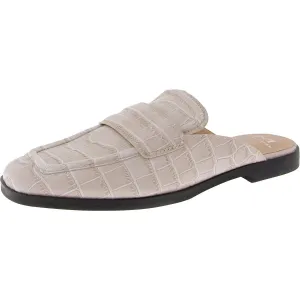 Womens Snake Print Manmade Mules