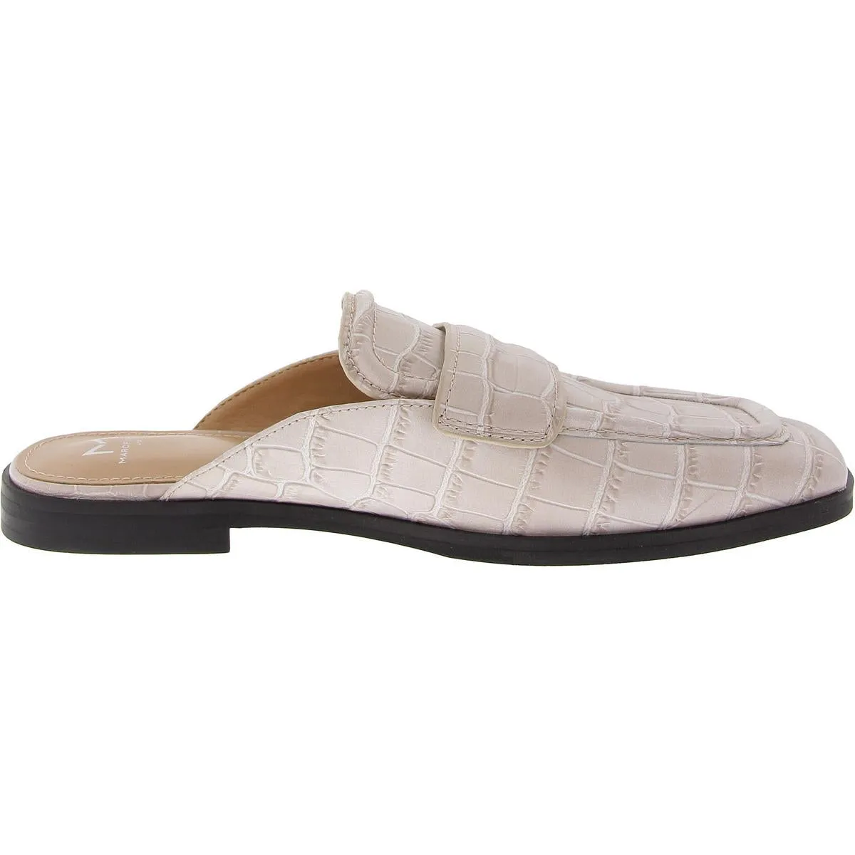 Womens Snake Print Manmade Mules
