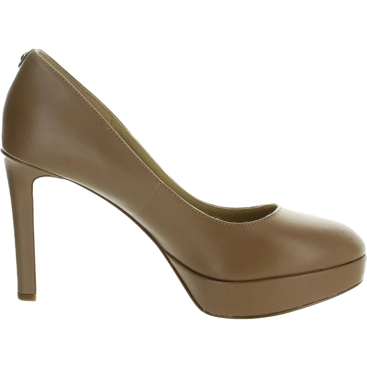 Womens Solid Leather Pumps