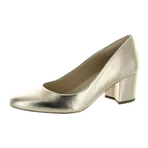 Womens Solid Leather Pumps