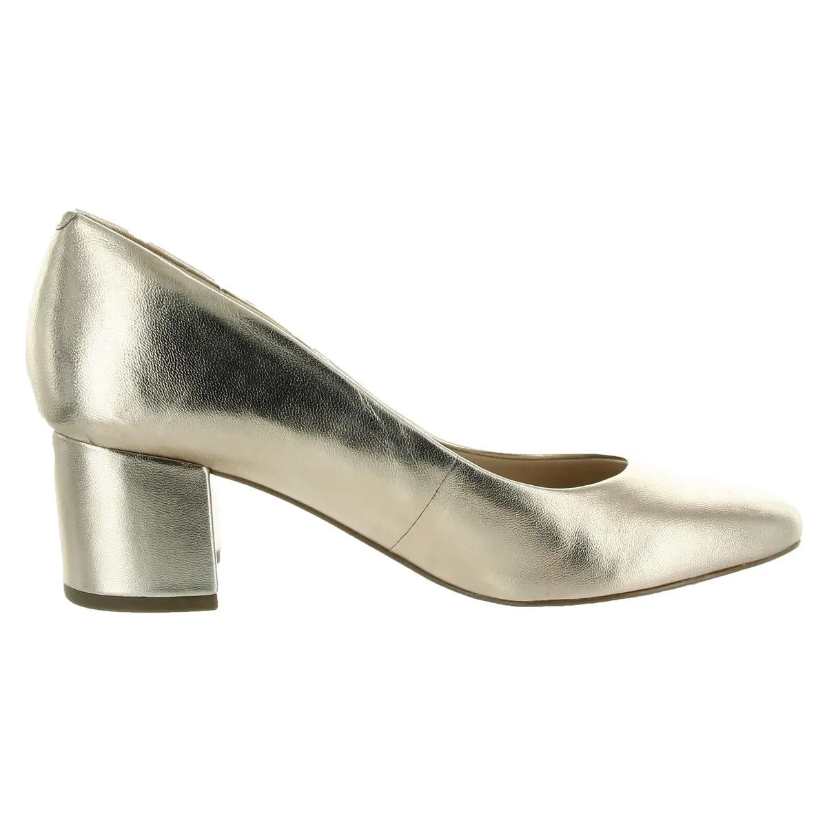 Womens Solid Leather Pumps