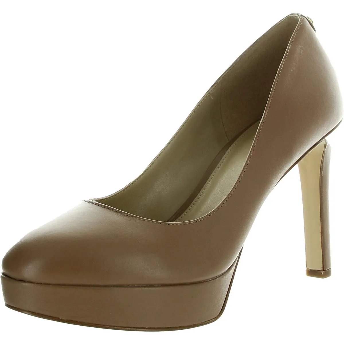 Womens Solid Leather Pumps