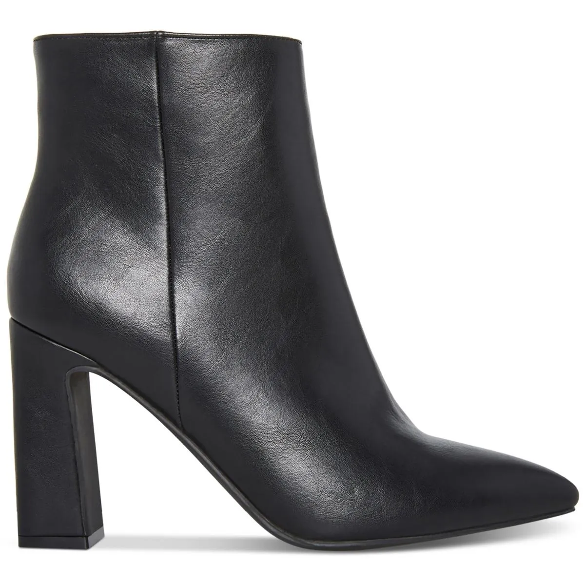 Womens Solid Man Made Block Heels