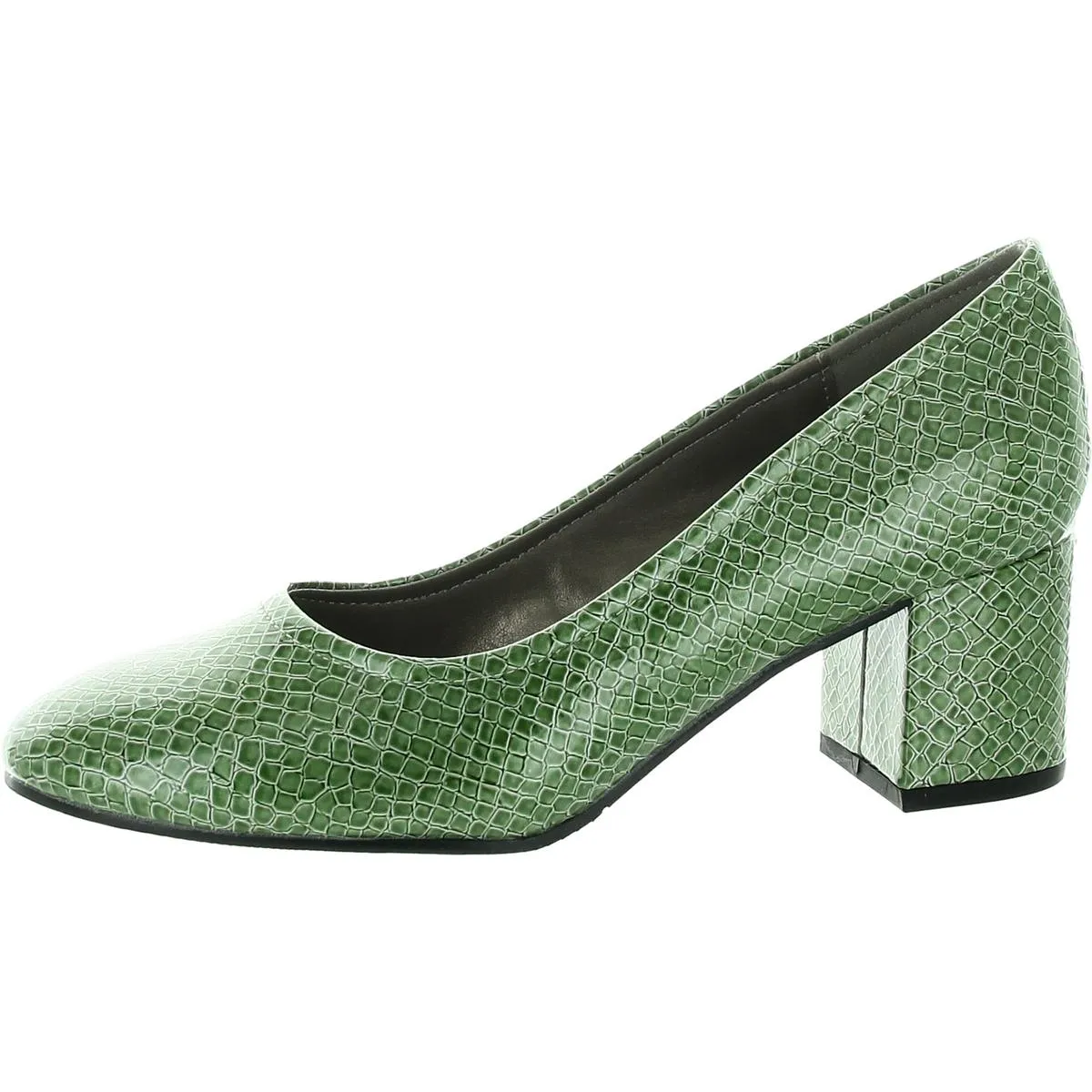 Womens Solid Man Made Pumps