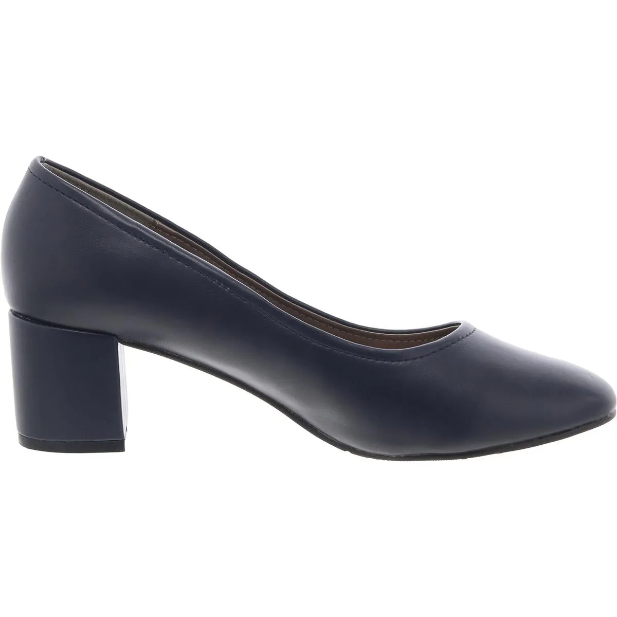 Womens Solid Man Made Pumps