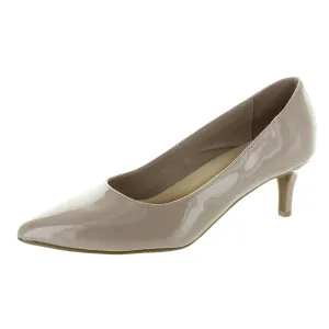 Womens Solid Man Made Pumps