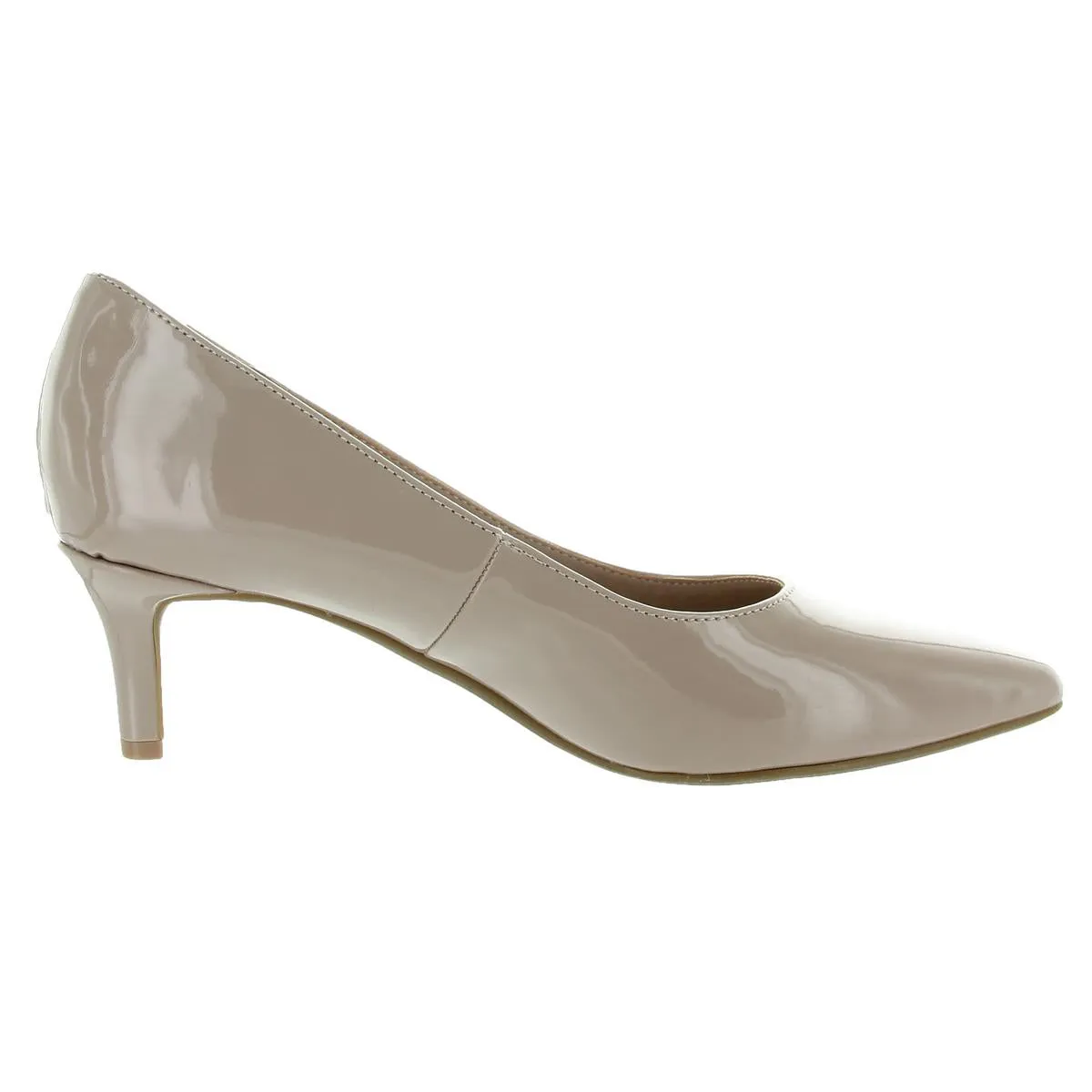 Womens Solid Man Made Pumps