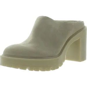 Womens Solid Mules