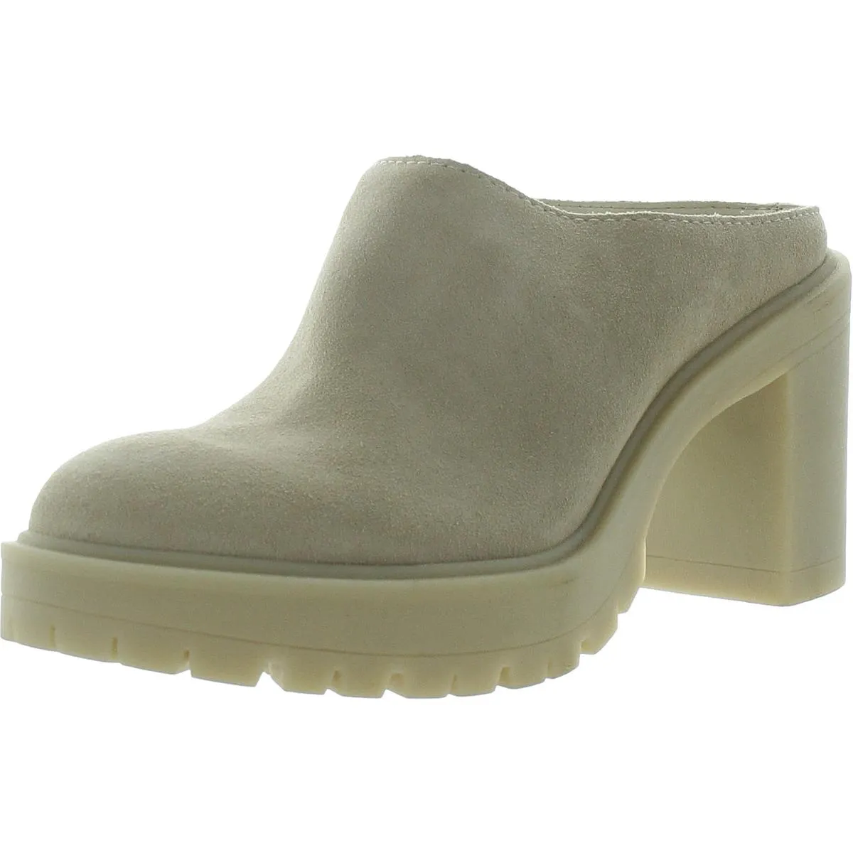 Womens Solid Mules