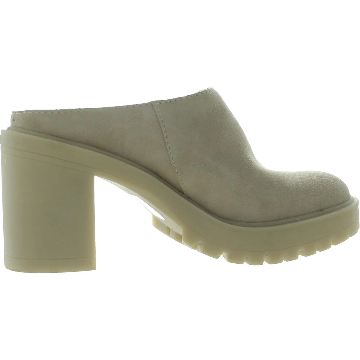 Womens Solid Mules
